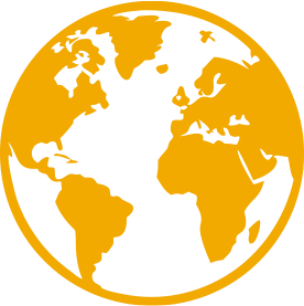 Presencia global en más de 100 países.